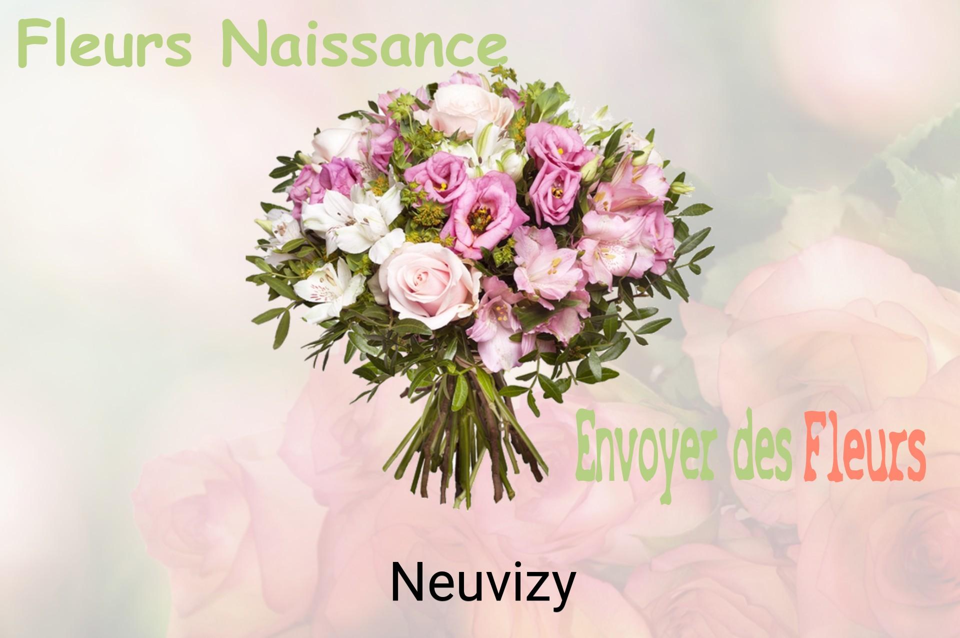 Bouquet de fleurs de naissance livré à Neuvizy